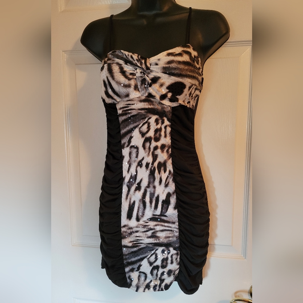 SOLD Leopard Print Dress